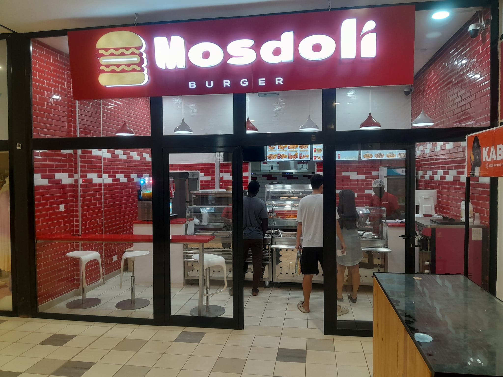 Mosdoli Burger main branch storefront
